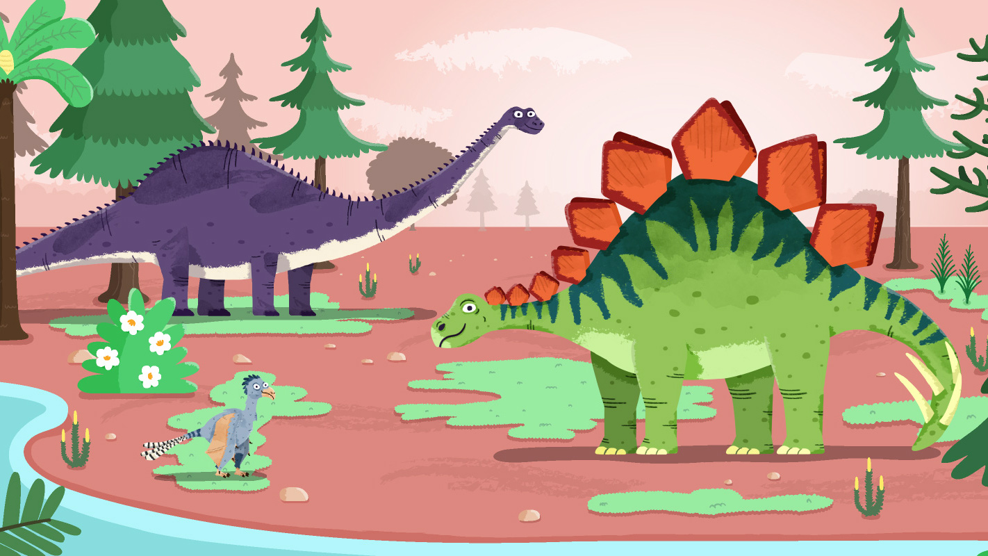 Dinosaur game KS1 - Primary school science - Learn about Cretaceous and  Jurassic period - Dinosaur Discovery - BBC Bitesize