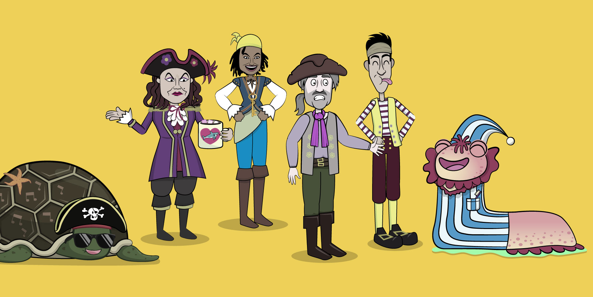 Swashbuckle characters